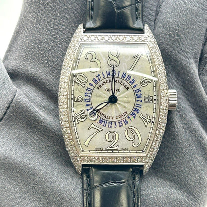 Franck Muller Cintree Curvex Totally Crazy 7880 Tt Ch D White Gold