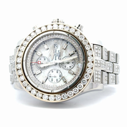 Mens Breitling Super Avenger Chronograph Diamond Watch