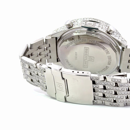 Mens Breitling Chrono-Matic Chronograph Limited Edition To 1000 World-Wide Diamond Watch
