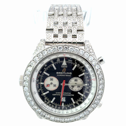 Mens Breitling Chrono-Matic Chronograph Limited Edition To 1000 World-Wide Diamond Watch