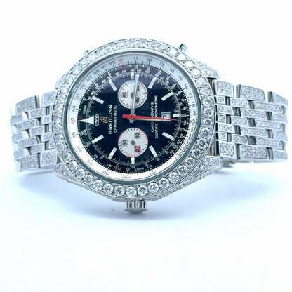 Mens Breitling Chrono-Matic Chronograph Limited Edition To 1000 World-Wide Diamond Watch