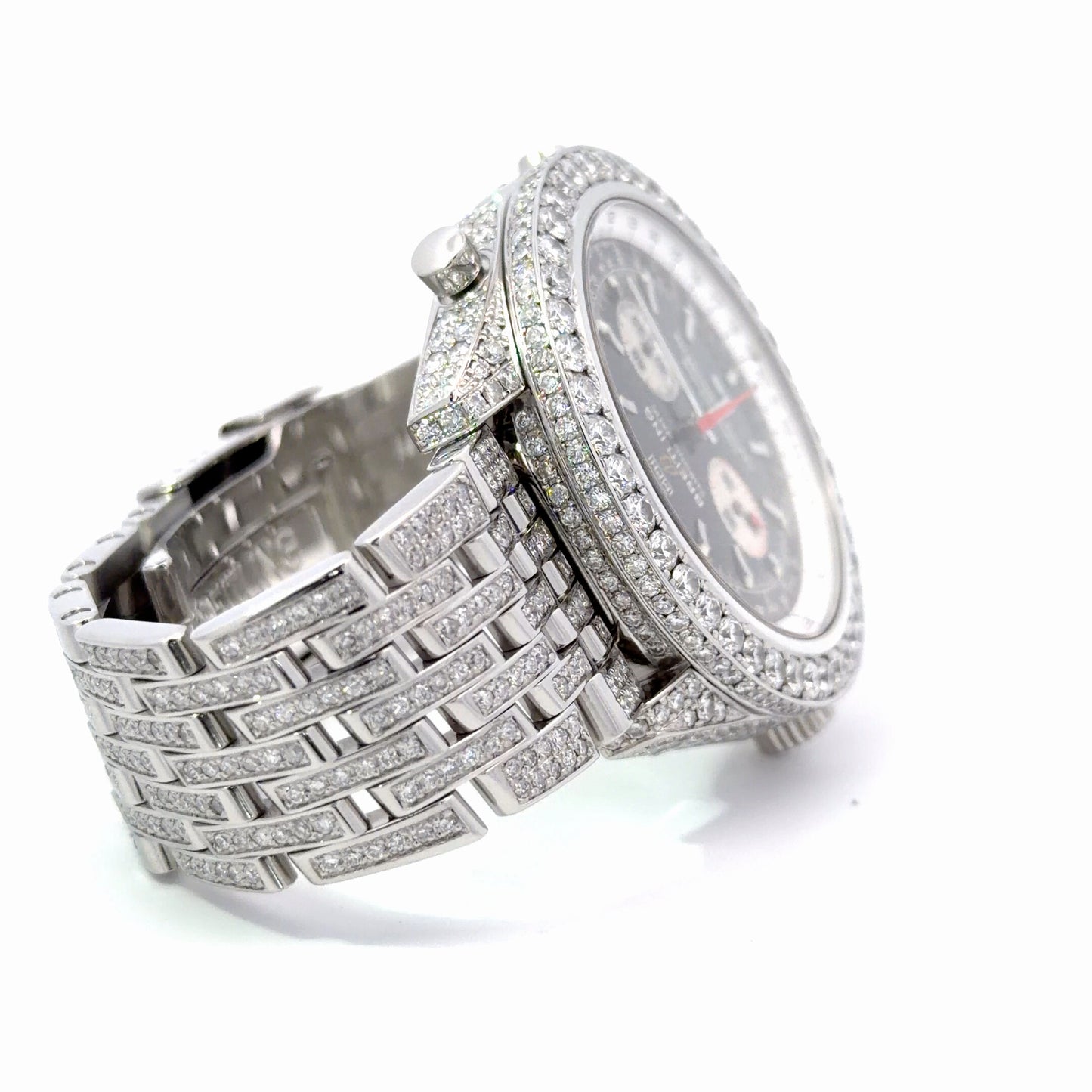 Mens Breitling Chrono-Matic Chronograph Limited Edition To 1000 World-Wide Diamond Watch