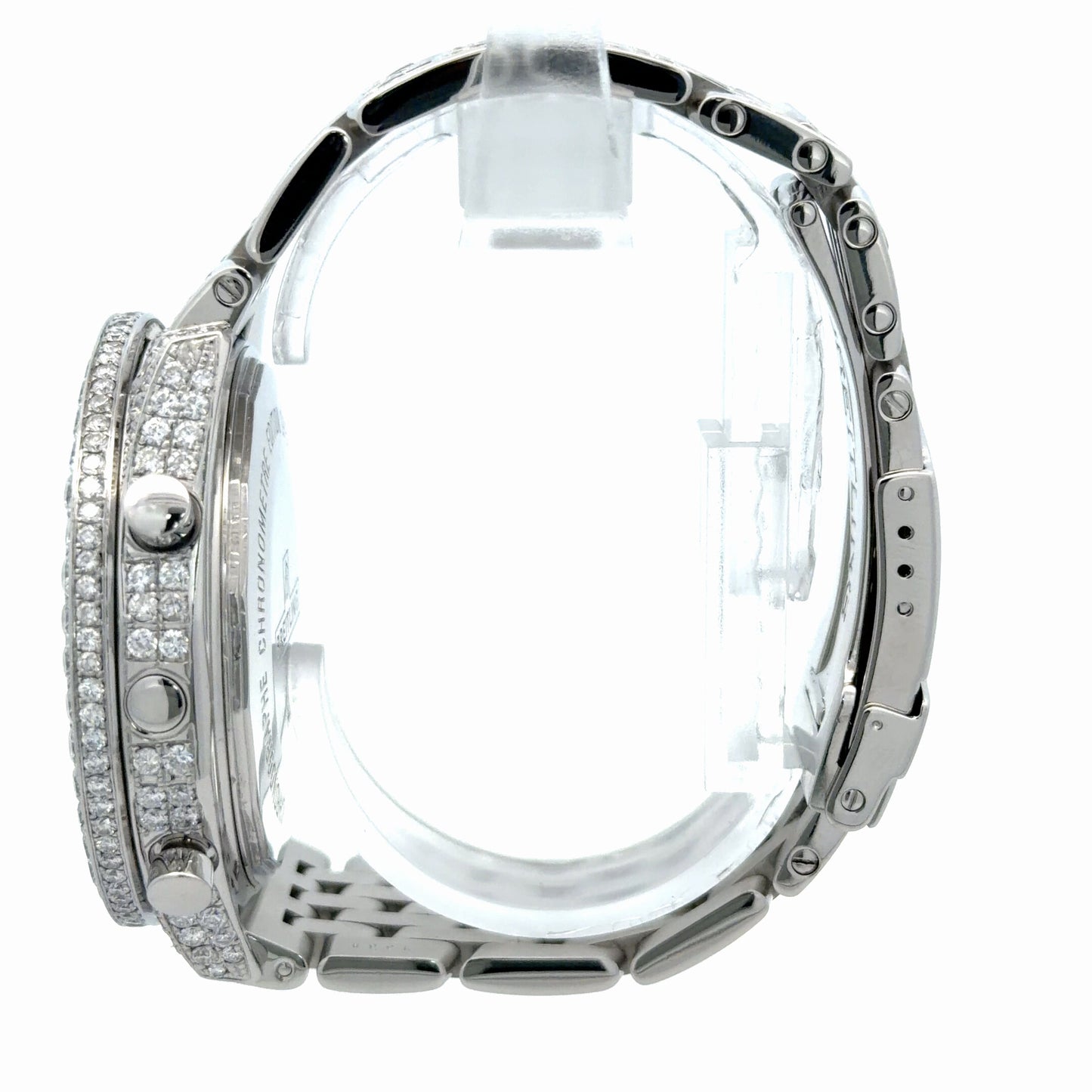 Mens Breitling Chrono-Matic Chronograph Limited Edition To 1000 World-Wide Diamond Watch