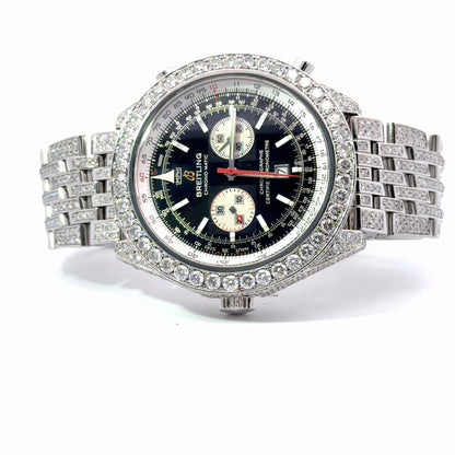 Mens Breitling Chrono-Matic Chronograph Limited Edition To 1000 World-Wide Diamond Watch