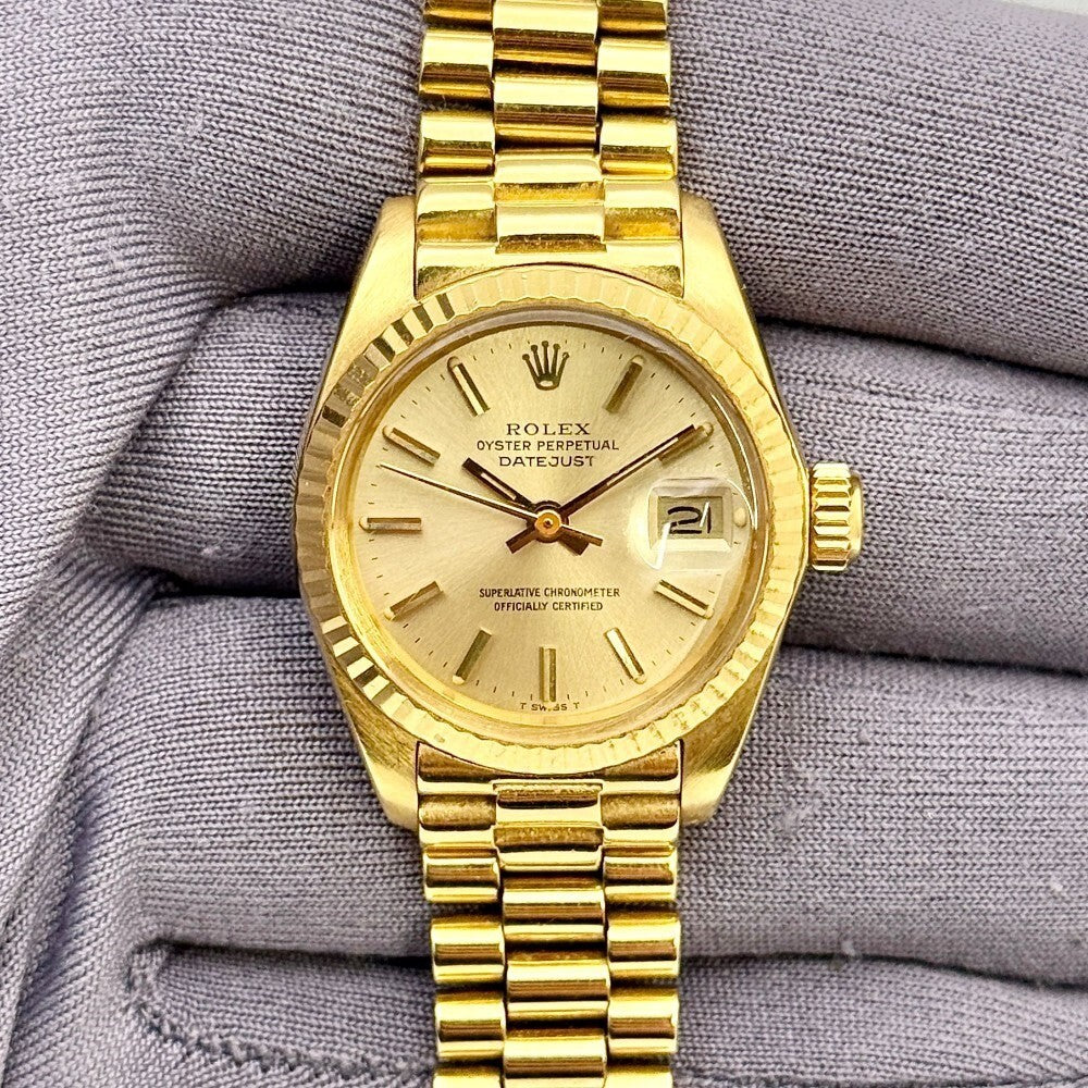 Rolex Datejust Lady President 6917 Yellow Gold