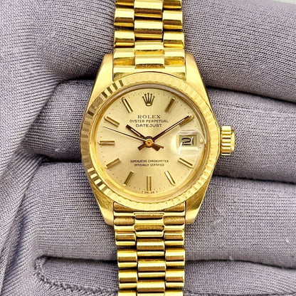 Rolex Datejust Lady President 6917 Yellow Gold