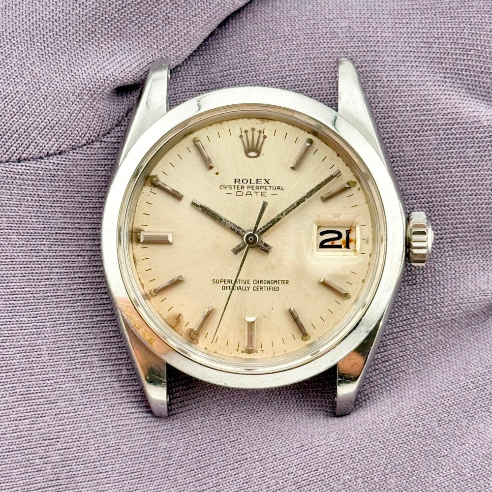 Rolex Date 34Mm 1500 Stainless Steel
