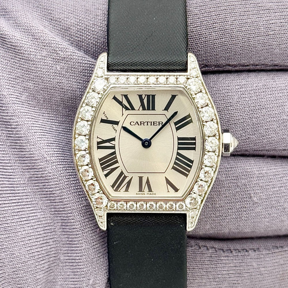 Cartier Tortue Wa507231-2644 White Gold