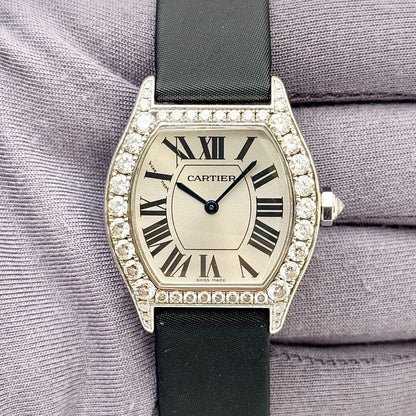 Cartier Tortue Wa507231-2644 White Gold
