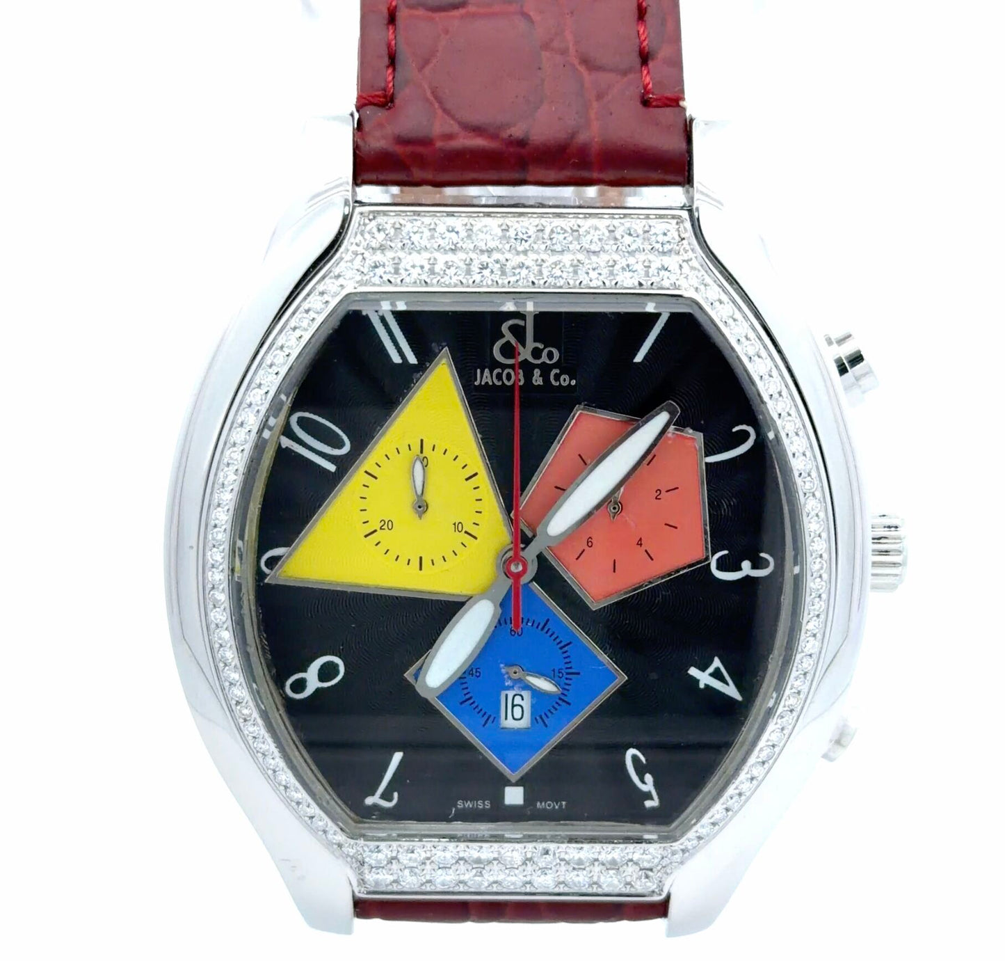 Mens Jacob & Co Quasar Chronograph Diamond Watch