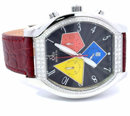 Mens Jacob & Co Quasar Chronograph Diamond Watch