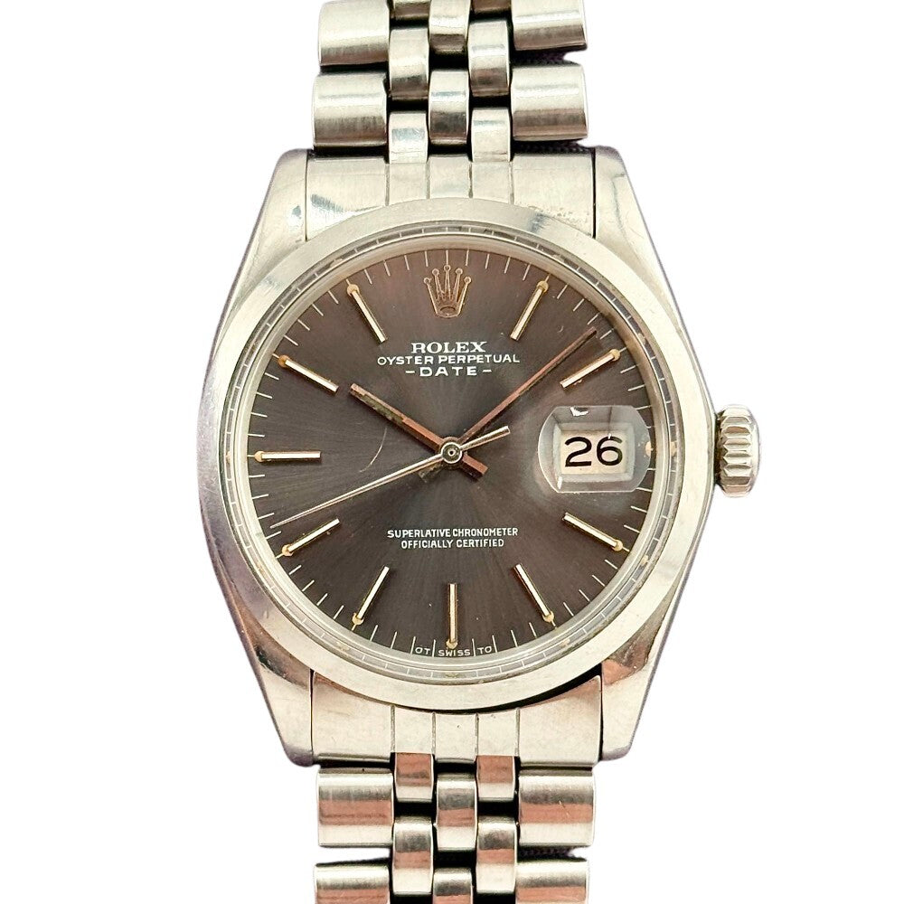 Rolex Date 34Mm 1500 Stainless Steel