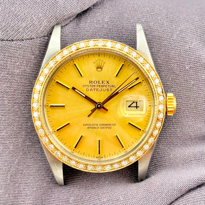 Rolex Datejust 36Mm 16013 Steel And Yellow Gold