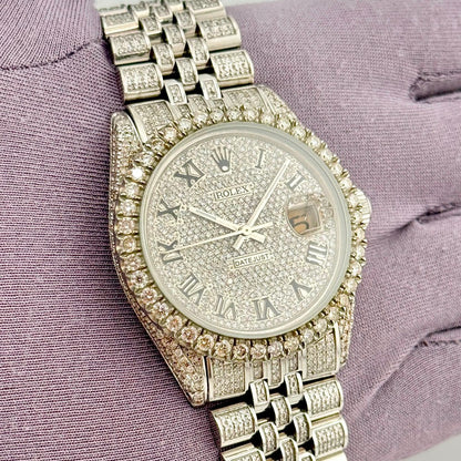 Rolex Datejust 36Mm 16014 Steel And White Gold