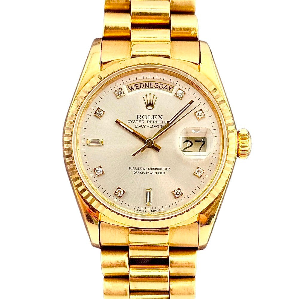 Rolex Day-Date 36Mm 18038 Yellow Gold
