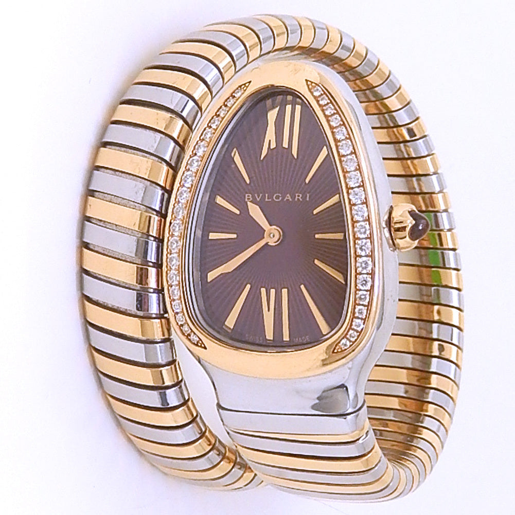 Bvlgari Serpenti Tubogas Steel and Rose Gold