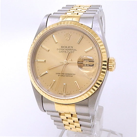 Rolex Datejust 36 Stainless Steel and Gold