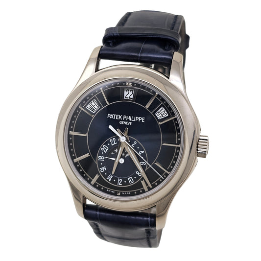 Patek Philippe Complications Annual Calendar Moon Phases White Gold