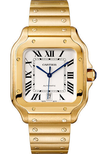 Cartier Santos De Cartier Large Yellow Gold