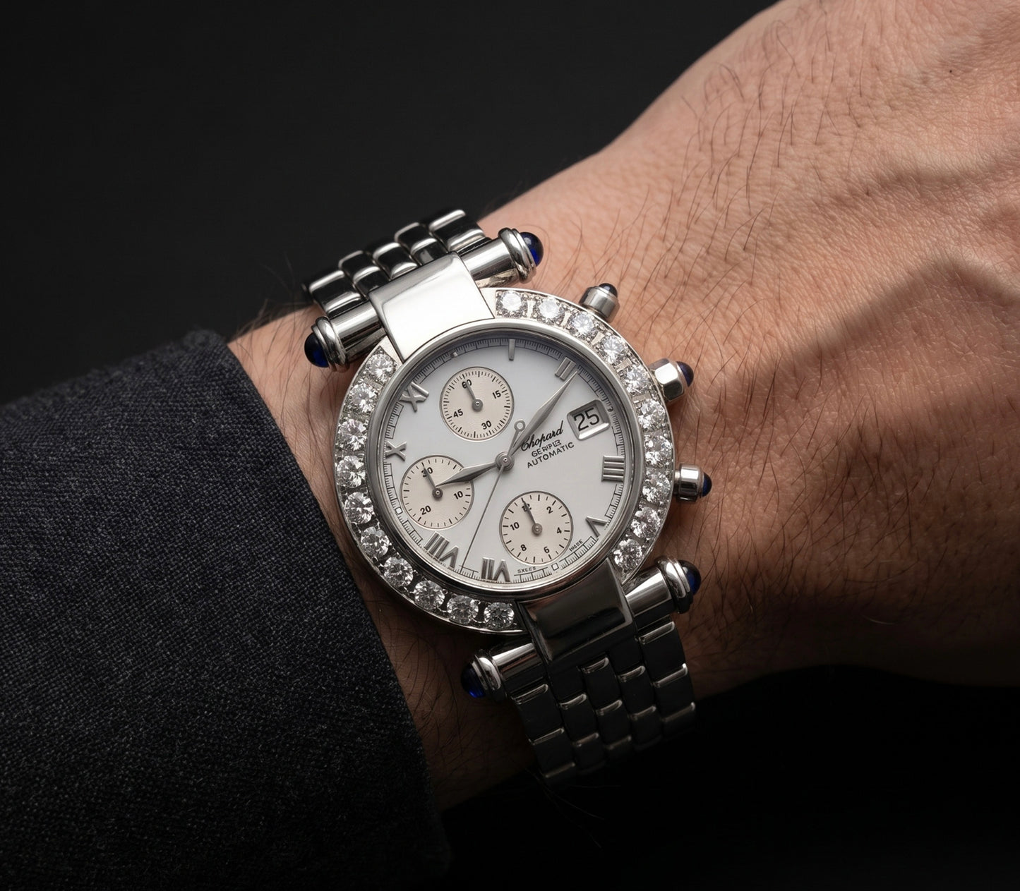 Mens Chopard Imperiale Chronograph Diamond Automatic Watch
