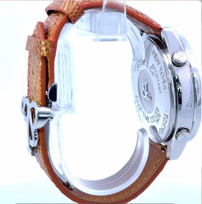 Mens Jacob & Co. Five Time Zone JC Diamond Quartz Watch