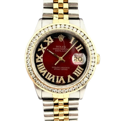 Rolex Datejust 36Mm 16013 Steel And Yellow Gold