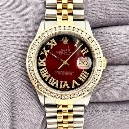 Rolex Datejust 36Mm 16013 Steel And Yellow Gold