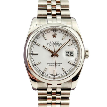 Rolex Datejust 36Mm 116200 Stainless Steel
