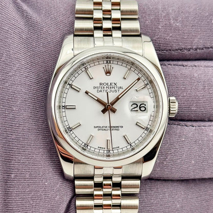 Rolex Datejust 36Mm 116200 Stainless Steel
