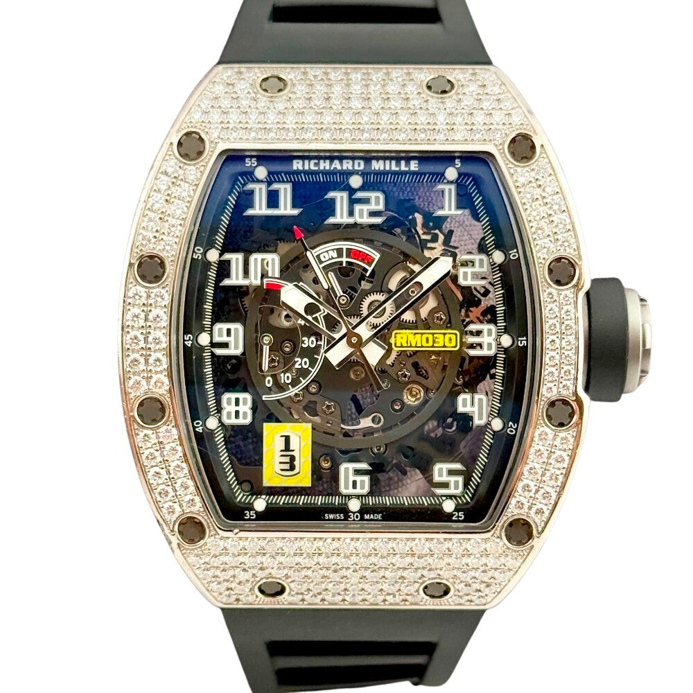 Richard Mille Autonatic Winding Rm030 Wg White Gold