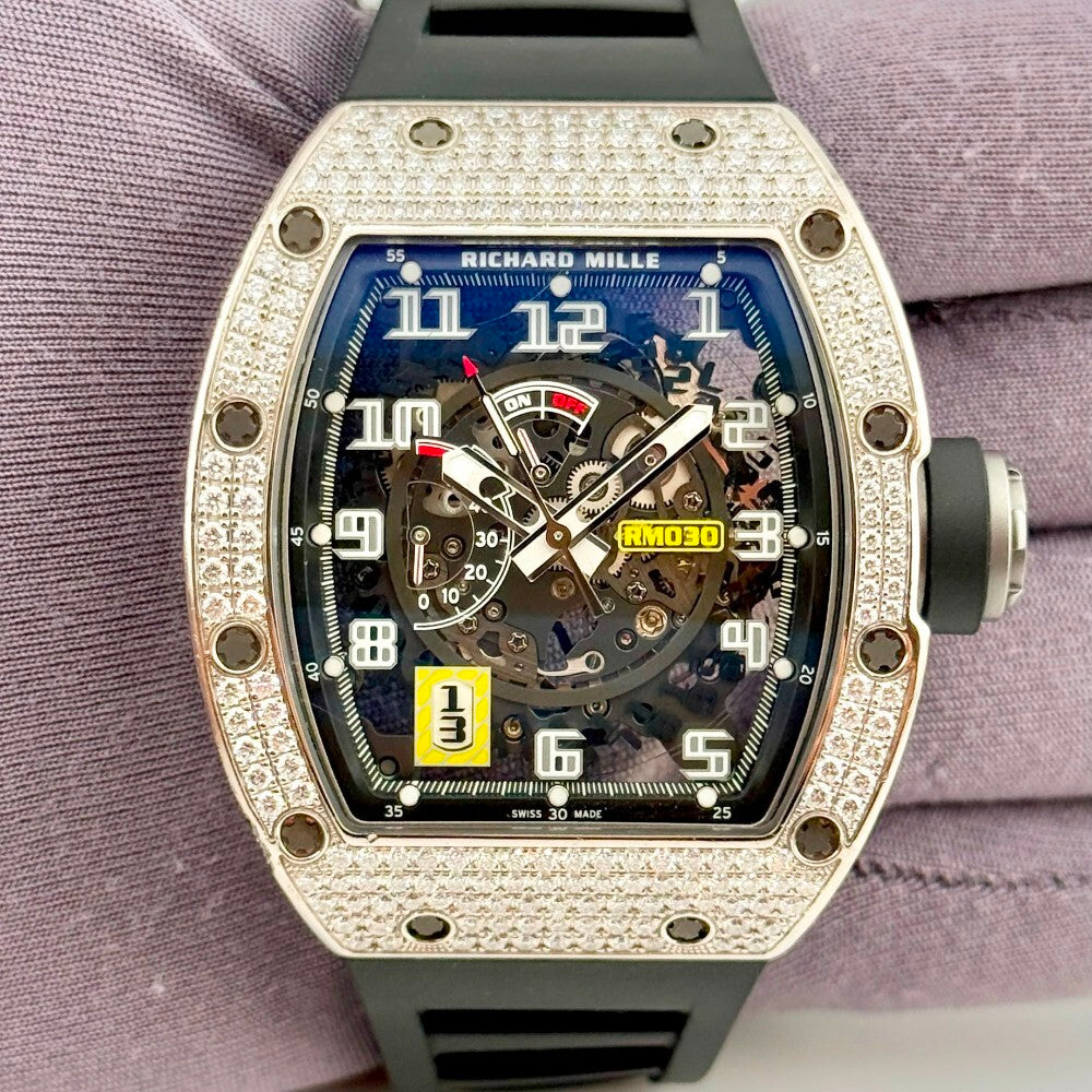 Richard Mille Autonatic Winding Rm030 Wg White Gold