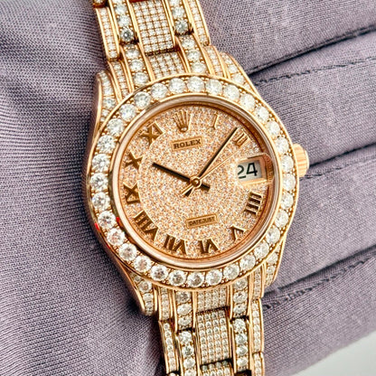 Rolex Masterpiece 34Mm 81405Rbr Rose Gold