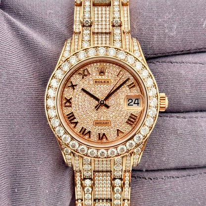 Rolex Masterpiece 34Mm 81405Rbr Rose Gold