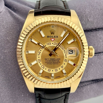 Rolex Sky-Dweller 326138 Yellow Gold