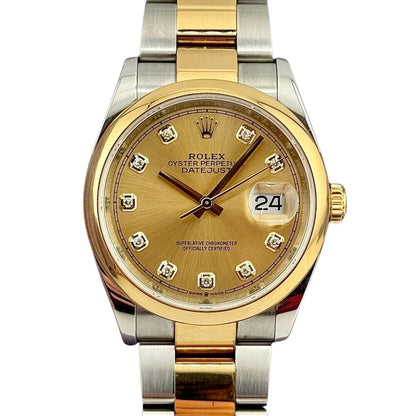 Rolex Datejust 36Mm 126203 Steel And Yellow Gold