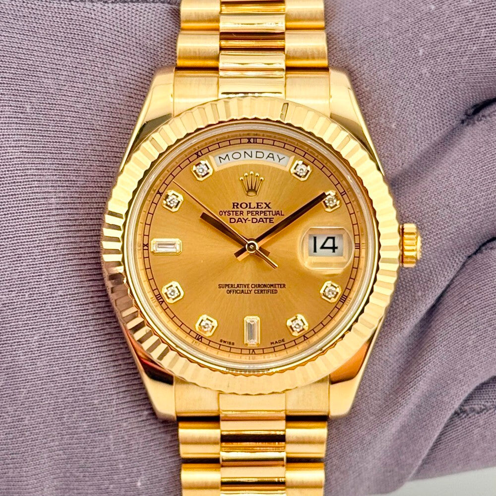 Rolex Day-Date Ii President 218238 Yellow Gold