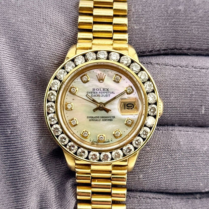 Rolex Datejust Lady President 6917 Yellow Gold