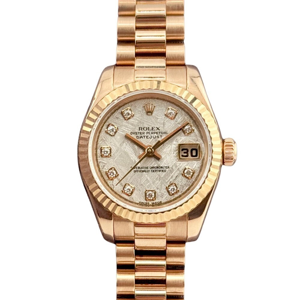 Rolex Datejust Lady 26Mm 179175 Rose Gold