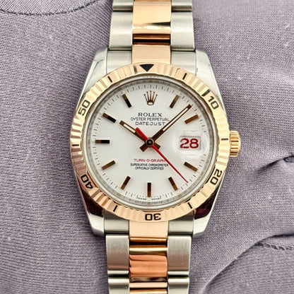 Rolex Turn-O-Graph 116261 Steel And Rose Gold