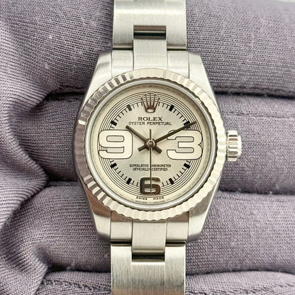 Rolex Oyster Perpetual 26Mm 176234 Steel And White Gold