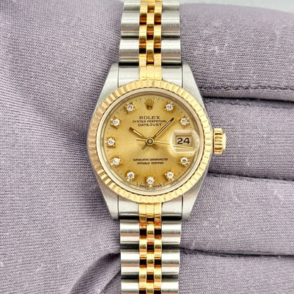 Rolex Datejust Lady 26Mm 69173 Steel And Yellow Gold