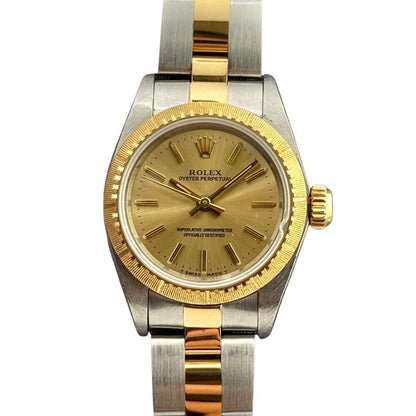 Rolex Oyster Perpetual 26Mm 67243 Steel And Yellow Gold