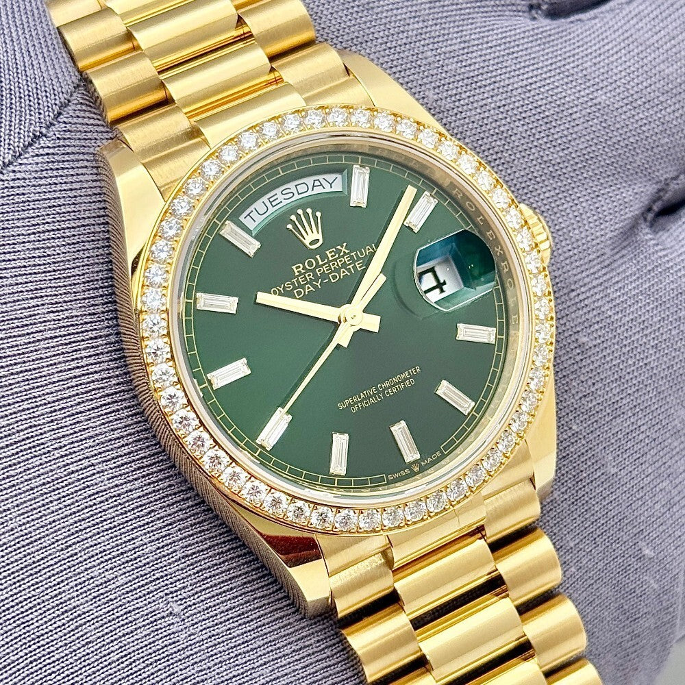 Rolex Day-Date 36Mm 128348Rbr Yellow Gold