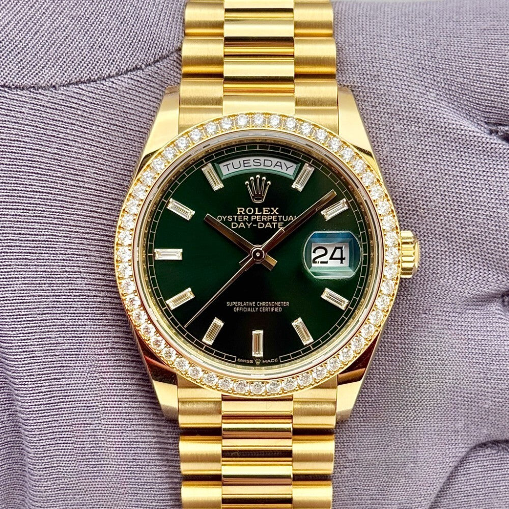 Rolex Day-Date 36Mm 128348Rbr Yellow Gold