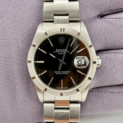 Rolex Date 34Mm 15210 Stainless Steel