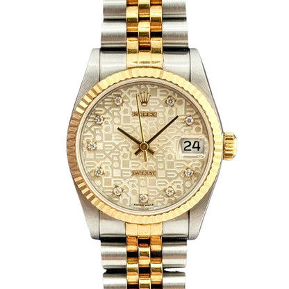 Rolex Datejust 31Mm 68273 Steel And Yellow Gold