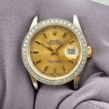 Rolex Datejust 36Mm 16233 Steel And Yellow Gold