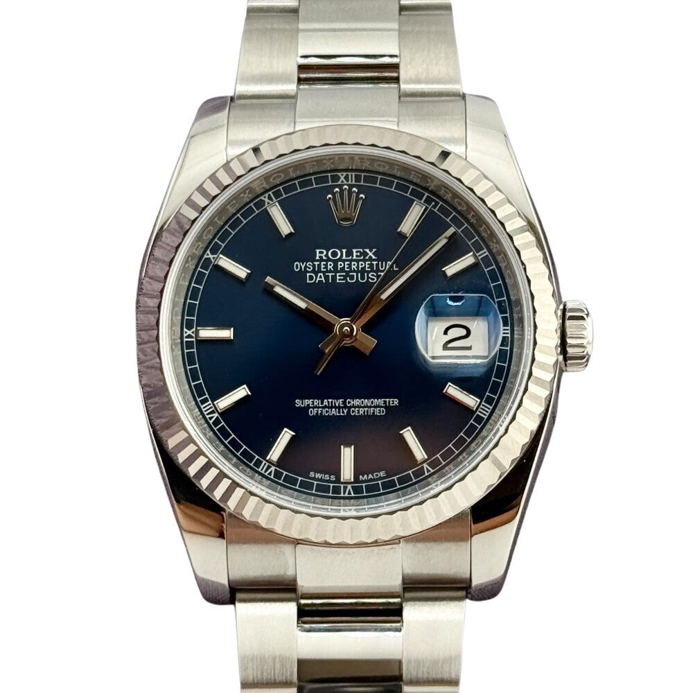 Rolex Datejust 36Mm 116234 Steel And White Gold