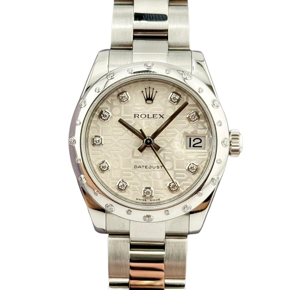 Rolex Datejust 31Mm 178344 Steel And White Gold