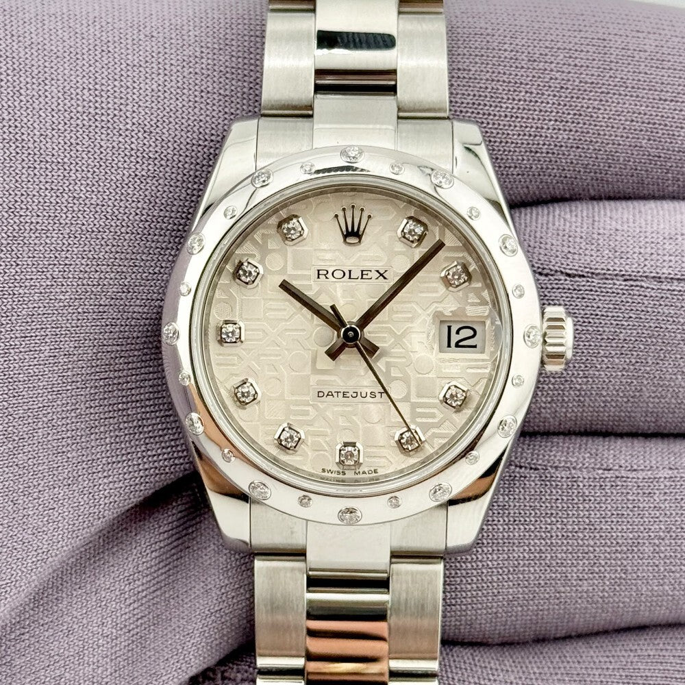 Rolex Datejust 31Mm 178344 Steel And White Gold